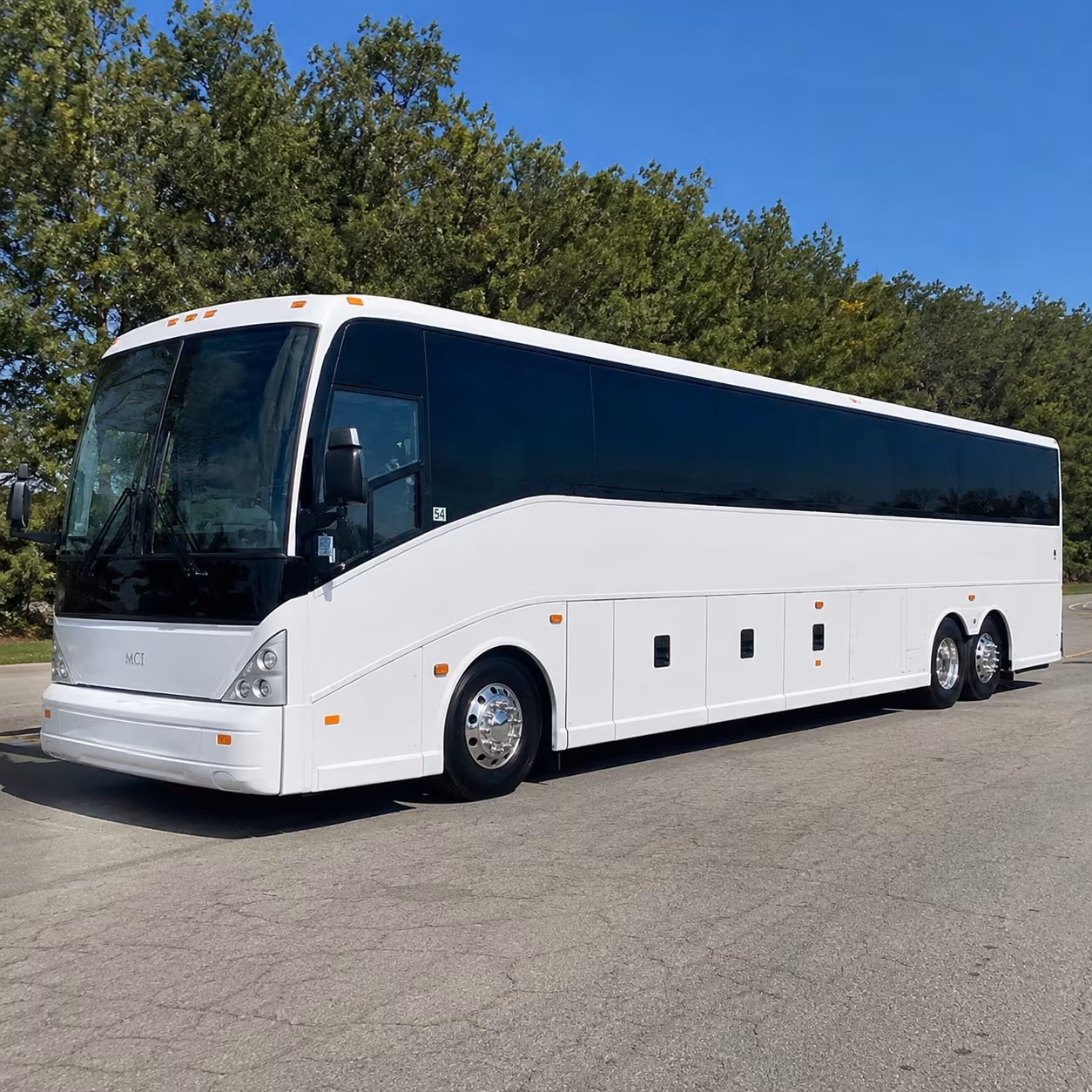 40-56 Passenger Charter Bus Exterior