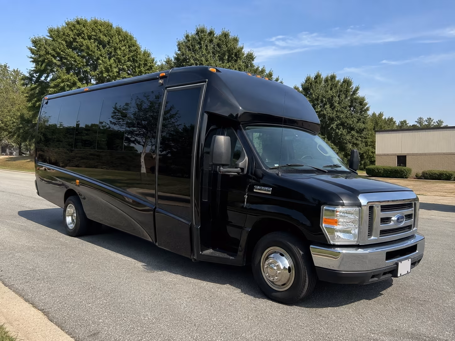 Lubbock Airport Shuttle & Transportation party bus exterior