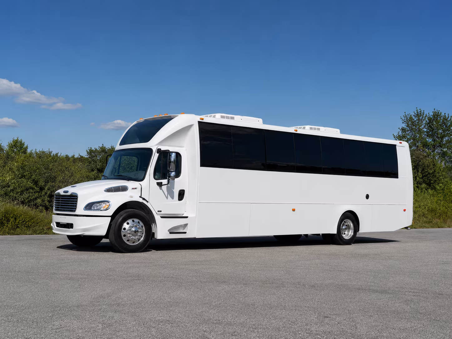 Lubbock Prom & Homecoming Transportation party bus exterior