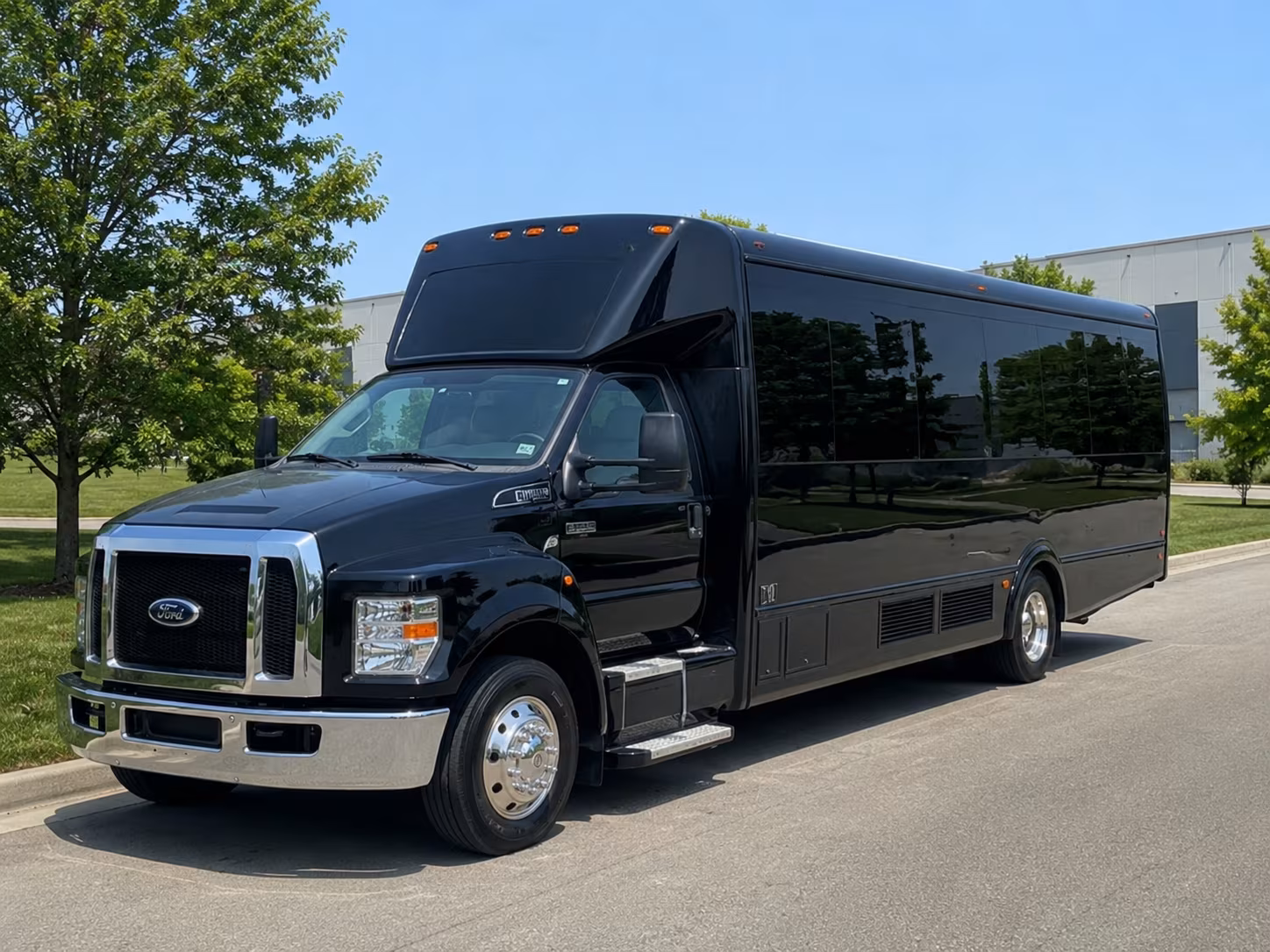 Lubbock Prom & Homecoming Transportation party bus exterior