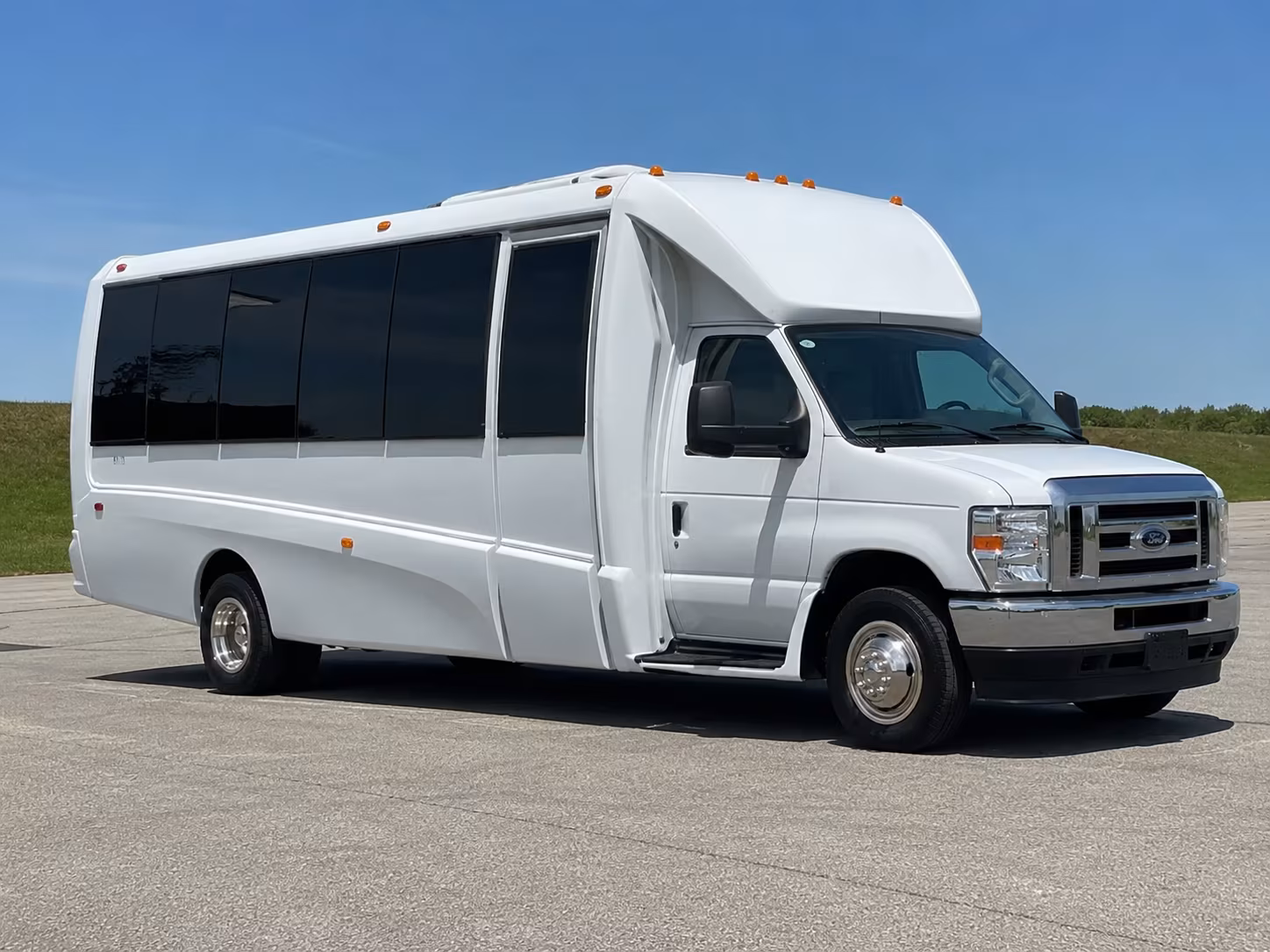 Lubbock Sporting Event Transportation party bus exterior