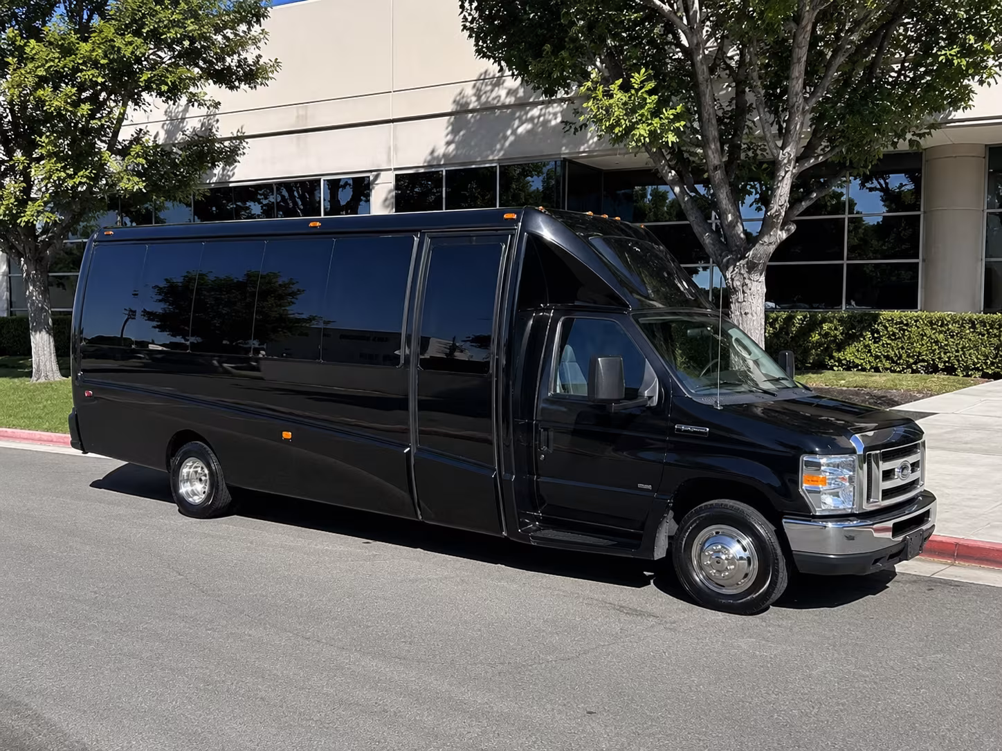 Lubbock Wedding Transportation party bus exterior